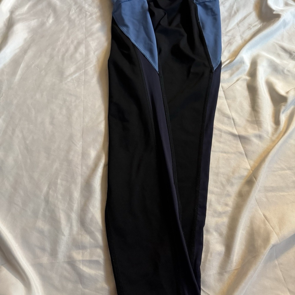 Aerie Chill. Play. Move. Women's Colorblock Ankle Leggings Stretch Pockets S - Picture 9 of 9